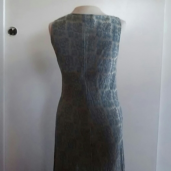 Blue/Silver Dress fitted - Picture 2 of 3
